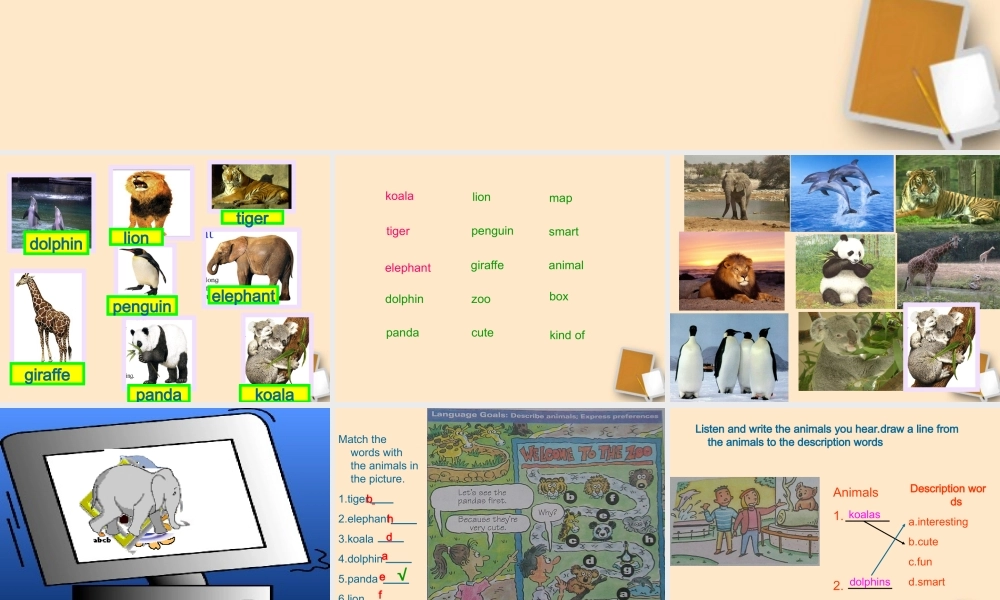 七年级英语下册 Unit3 Whydoyoulikekoalas 人教新目标版 试题