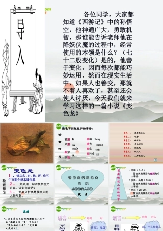 九年级语文下册 变色龙课件 人教新课标版 课件
