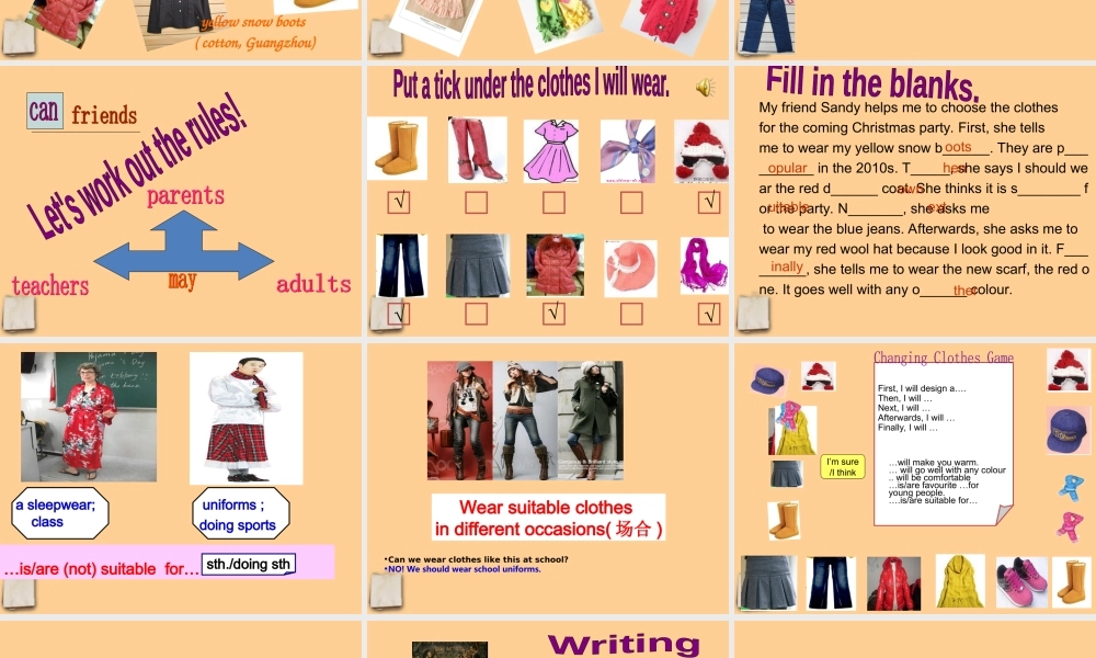 七年级英语上册 unit6 checkout课件 牛津译林版 课件