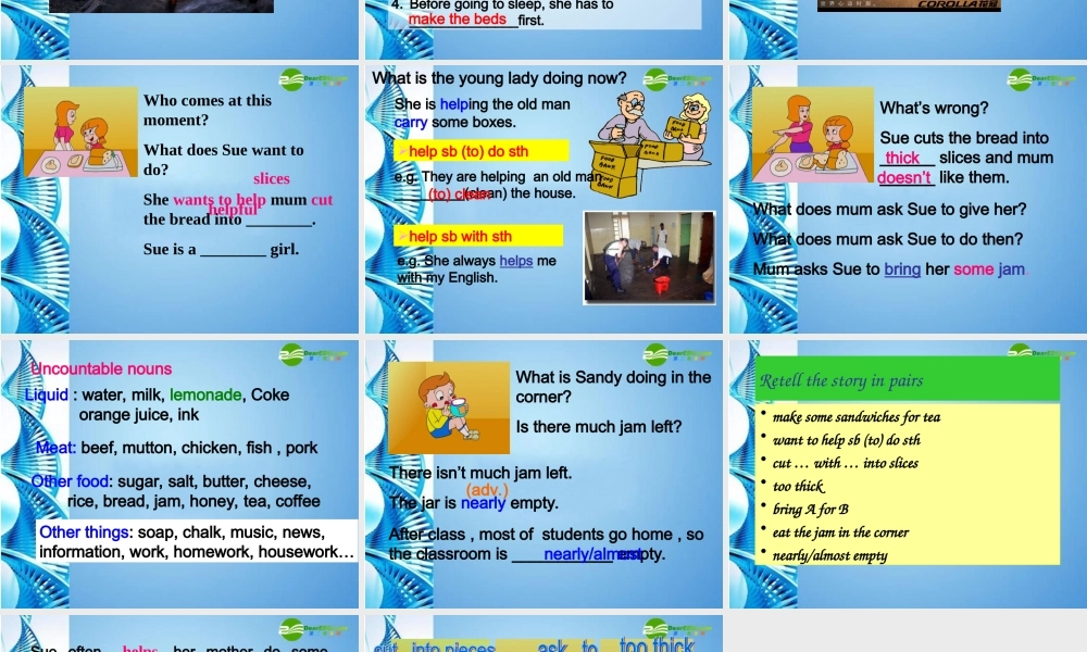 七年级英语上学期 看听学81-82课课件 人教新目标版 课件