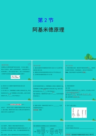 八年级物理下册 10.2阿基米德原理习题课件 (新版)新人教版 课件