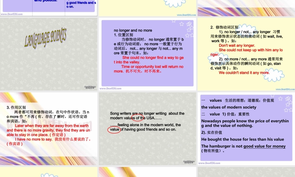 人教版高一英语Unit11 integrating skill课件