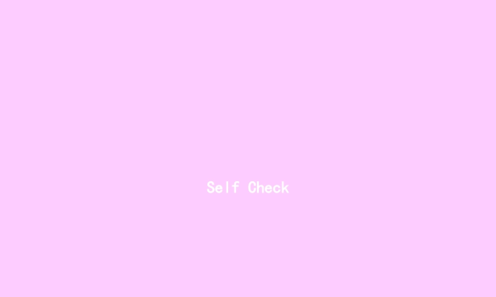 九年级英语全册 Unit 13 We re trying to save the earth Self Check课件 (新版)人教新目标版 课件