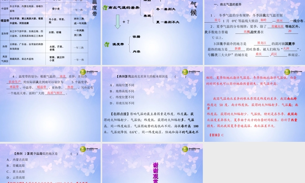 八年级地理上册 第二章 第二节 气候课件 新人教版 课件