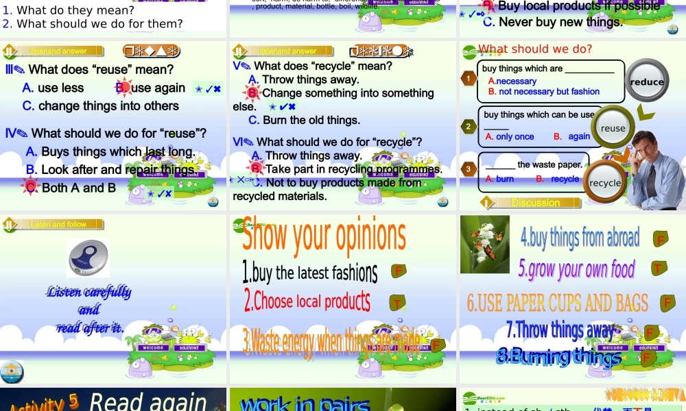 九年级英语上册 Module Six Unit Two课件 外研版 课件