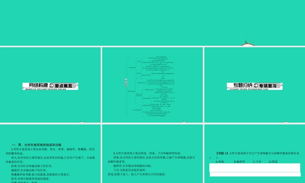 八年级生物下册 第六单元 第一章 生物的繁殖整合课件 (新版)冀教版 课件