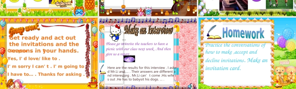 八年级英语 Unit5 Can you come to my party 1课件 人教版 课件