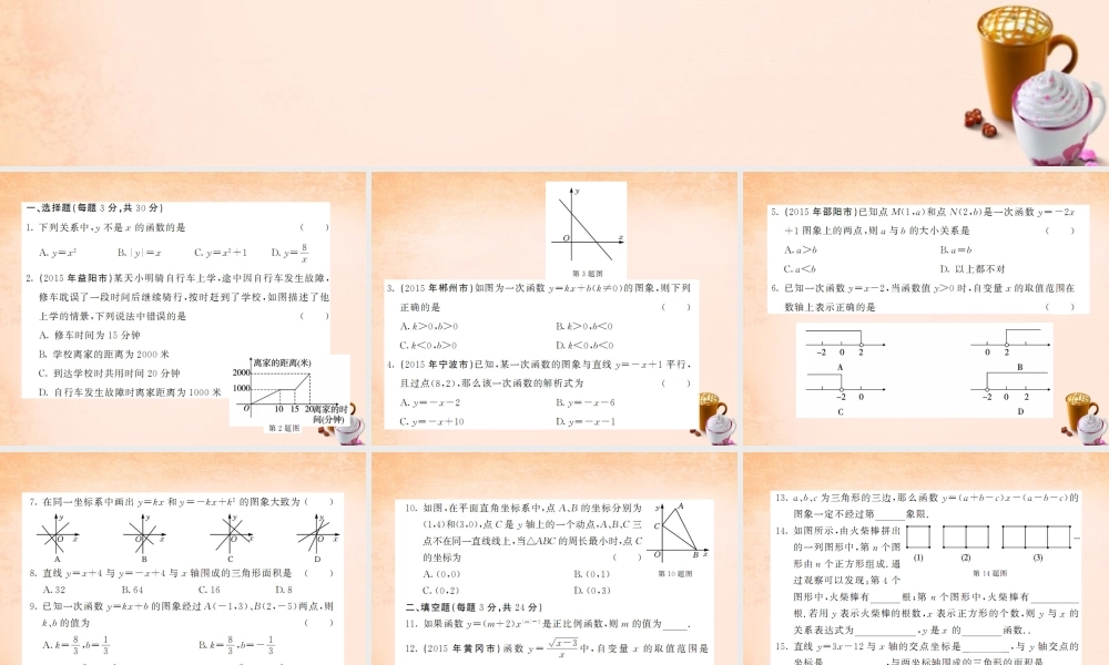 八年级数学下册 第四章 四边形综合测试题课件 (新版)湘教版 课件-2