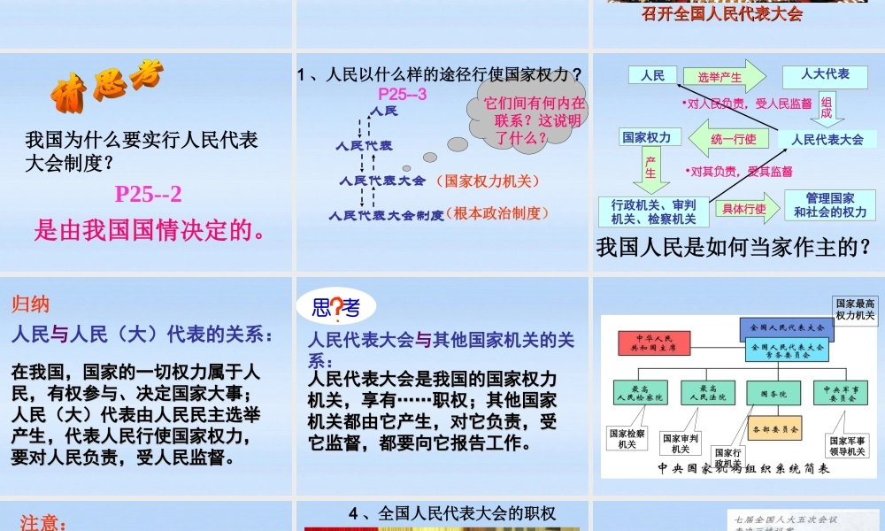 九年级政治 13适合国情的政治制度课件 粤教版 课件