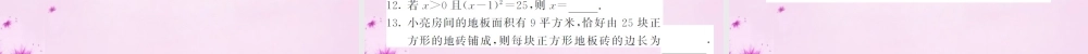 七年级数学下册 6.1 平方根(第1课时)算术平方根课件 (新版)新人教版 课件