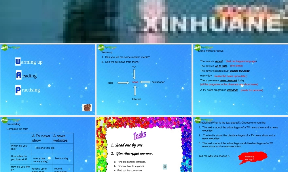 九年级英语 Unit 3 The Media Lesson 9课件2 北师大版 课件