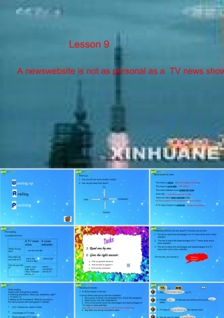九年级英语 Unit 3 The Media Lesson 9课件2 北师大版 课件
