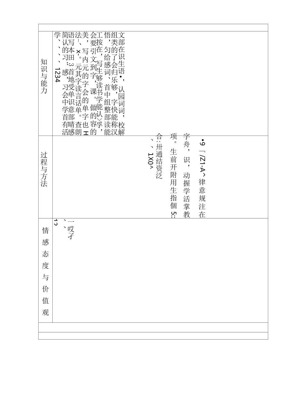 二年级上册语文单元学习目标_第3页