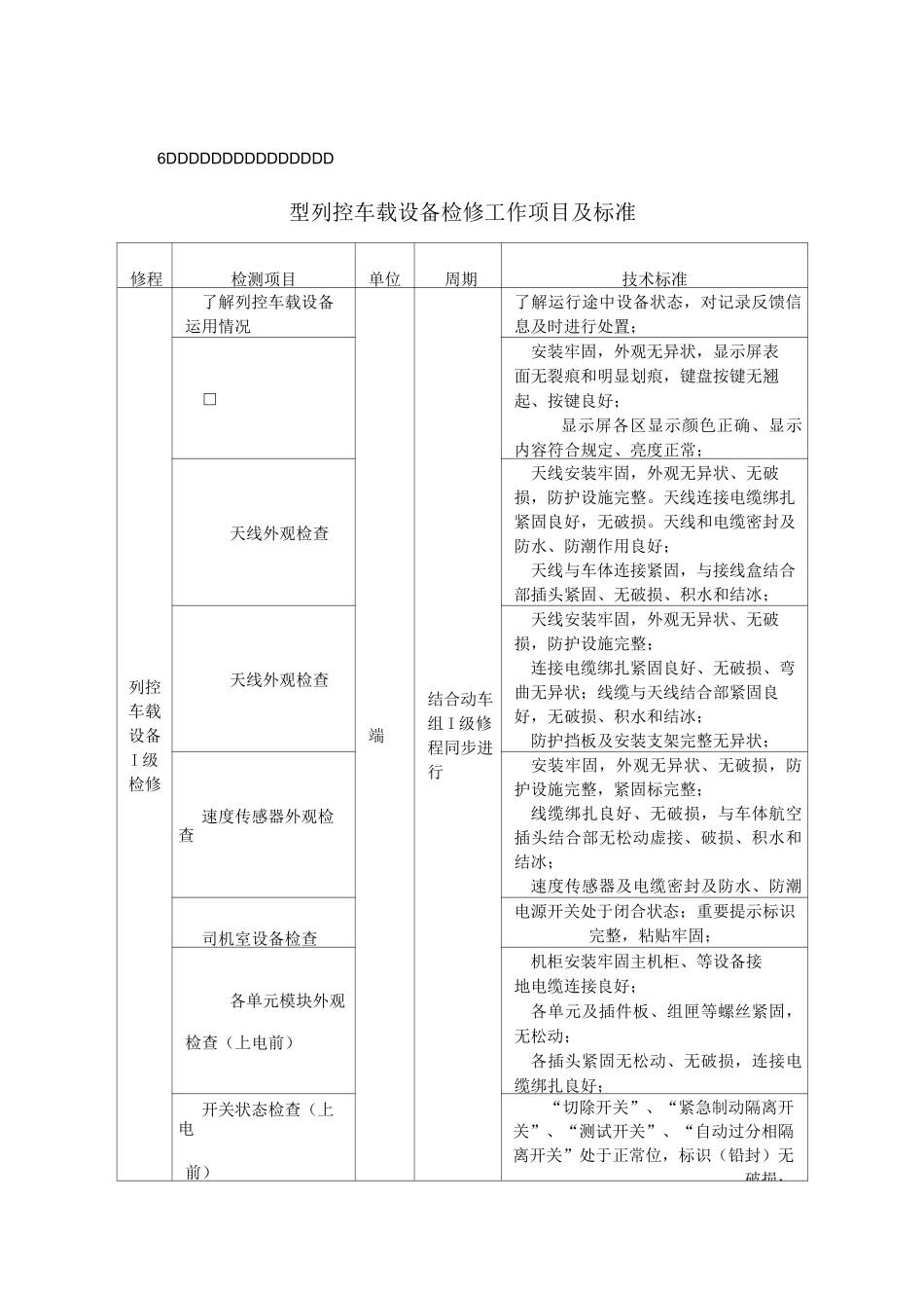 列控车载设备I级检修作业_第3页