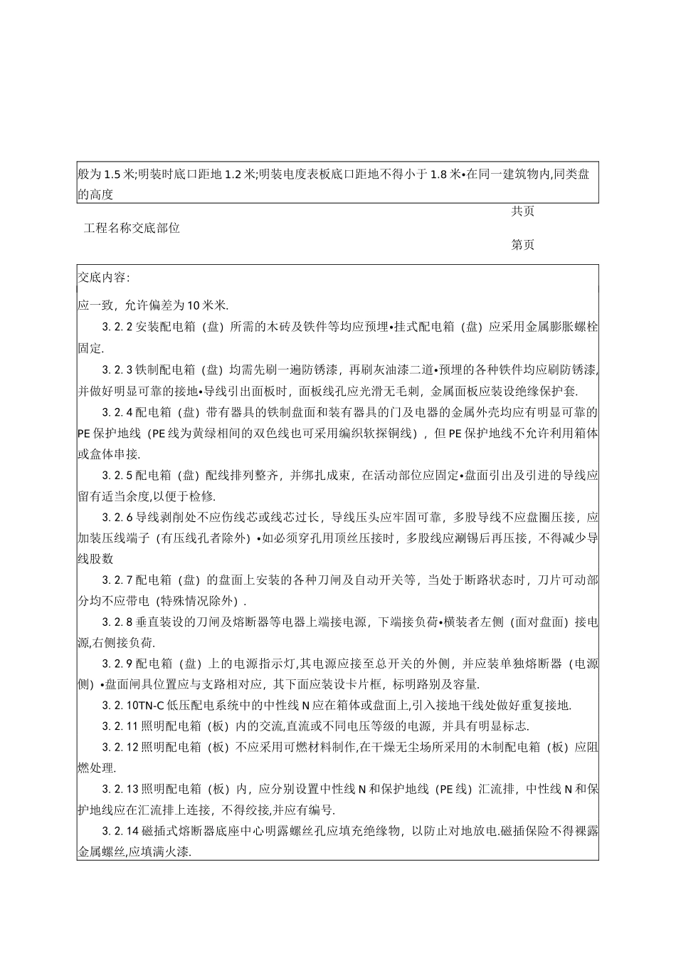 配电箱(盘)安装工艺[详细]_第2页