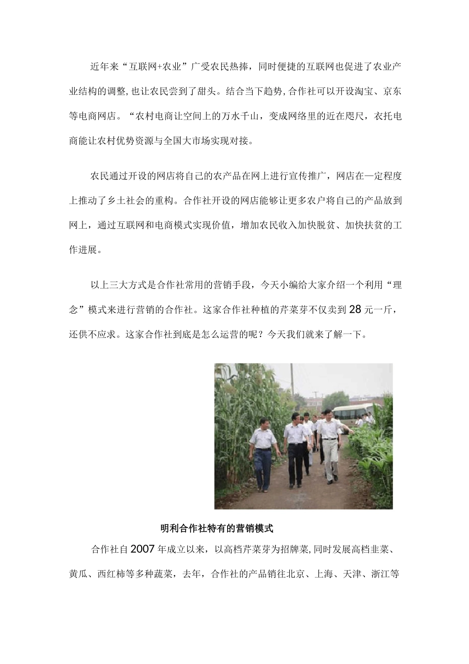 农民合作社营销方案_第2页