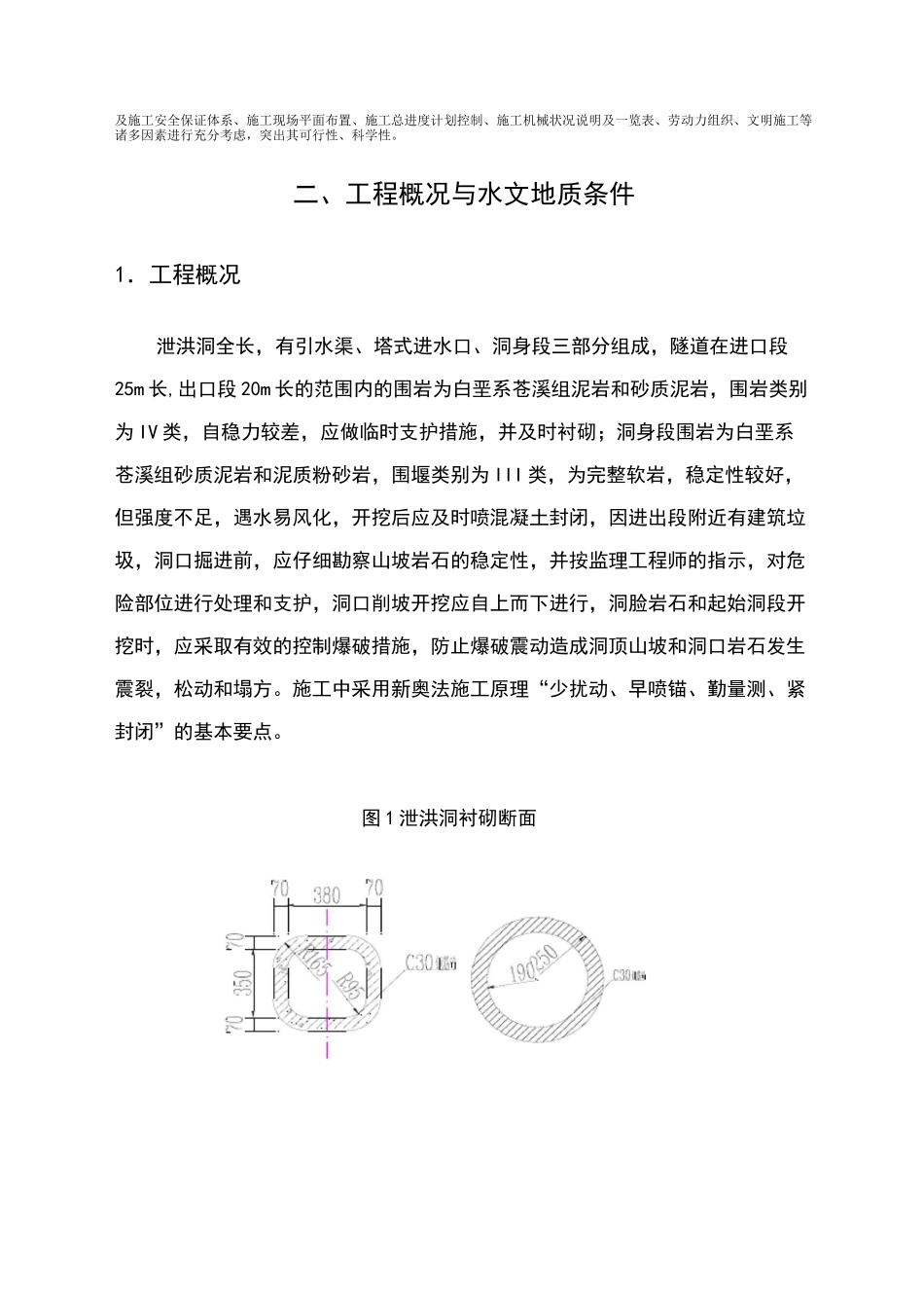 泄洪洞施工方案_第3页