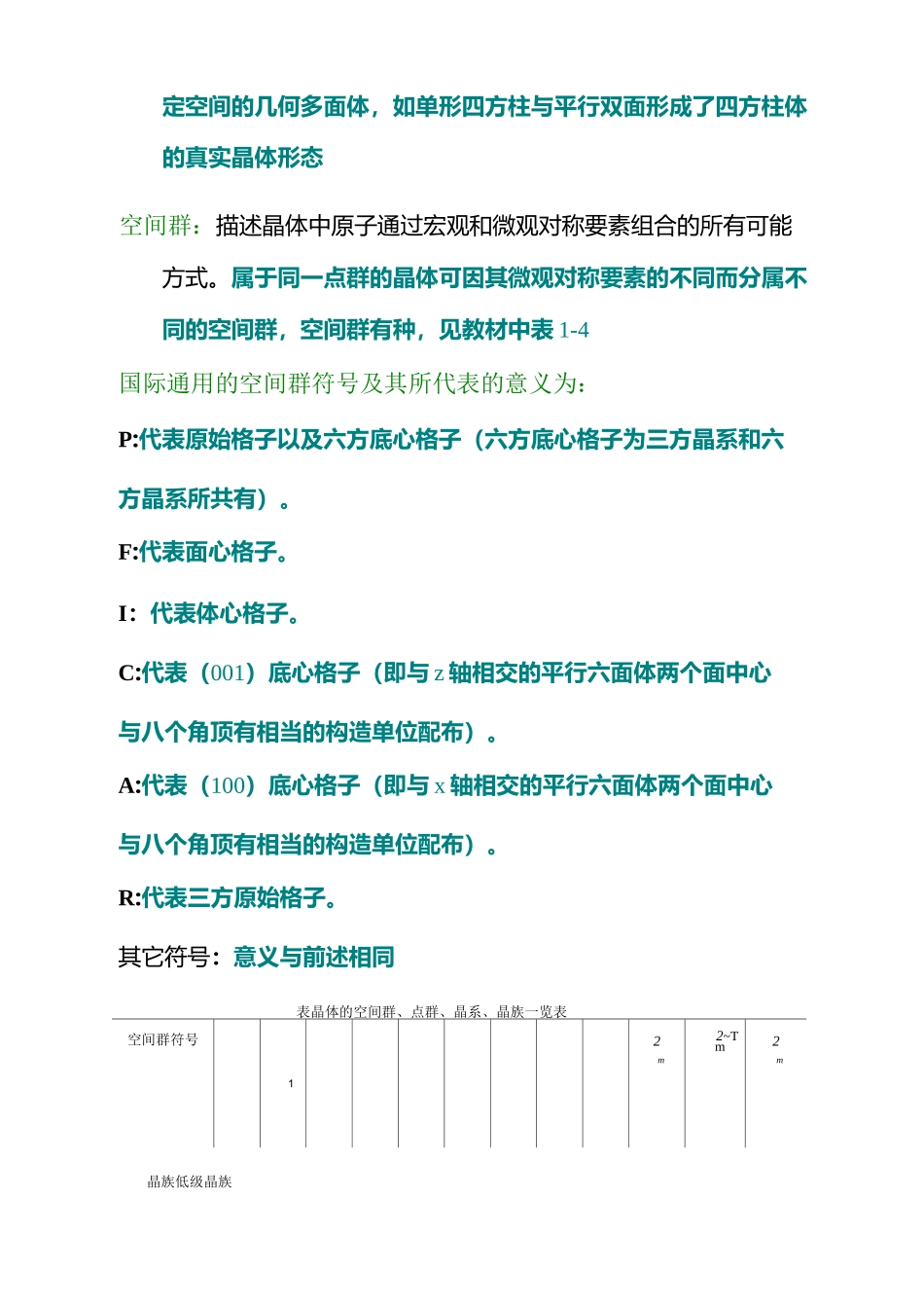 晶体结构空间群点群_第2页