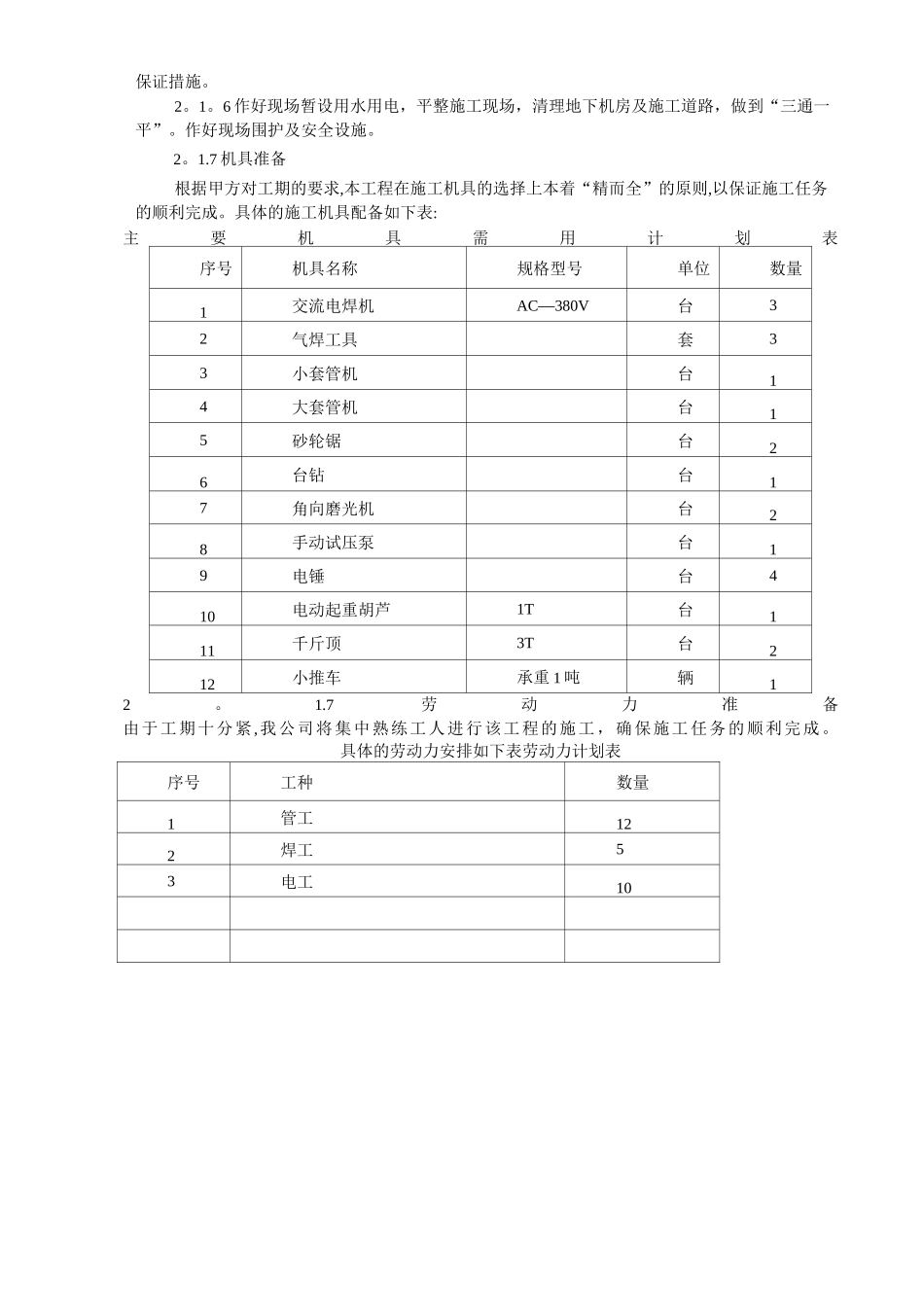 办公楼空调改造工程施工方案_第3页