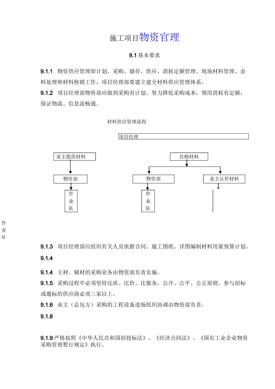 建设工程施工项目物资管理_第1页