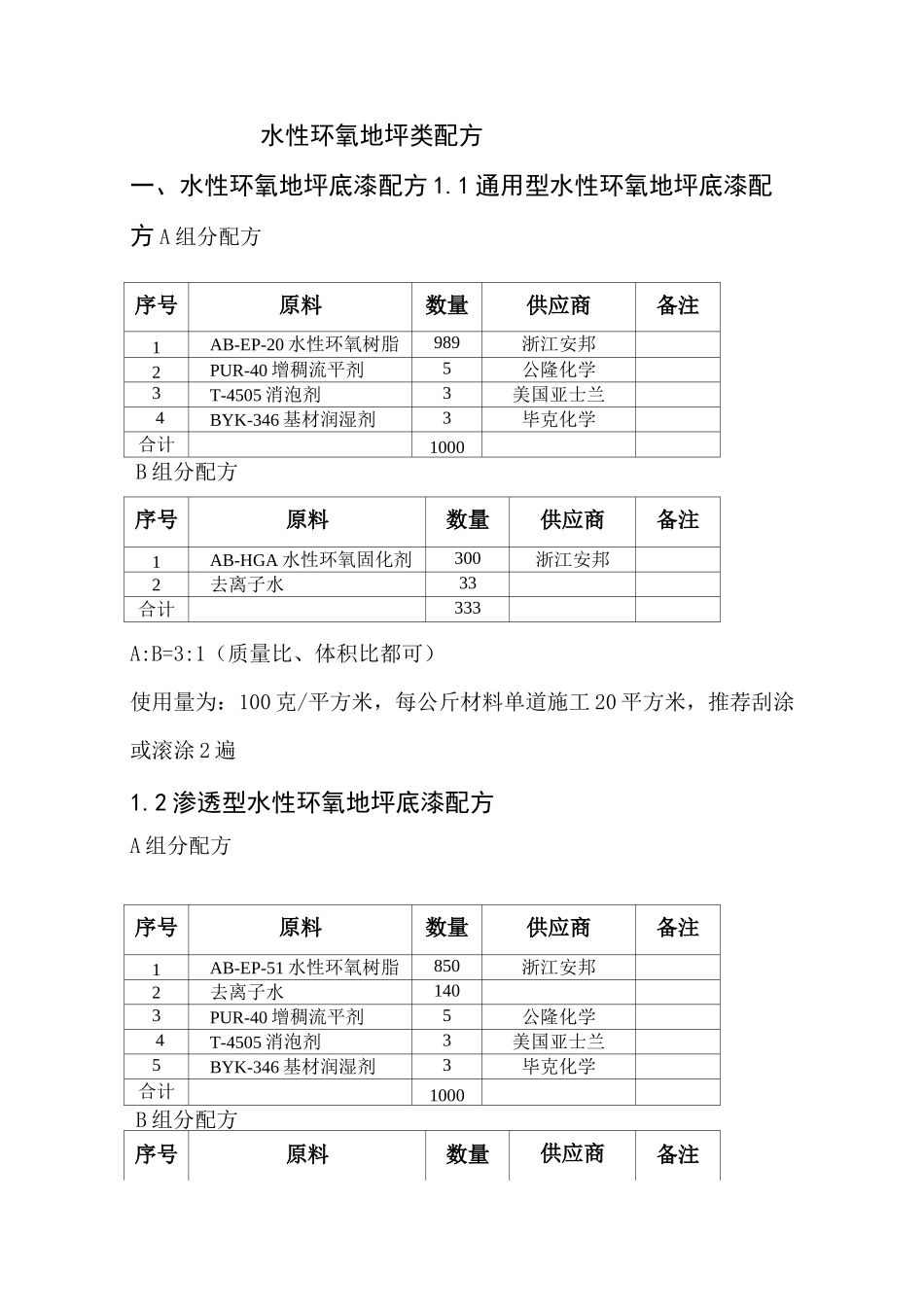 水性环氧地坪配方_第1页