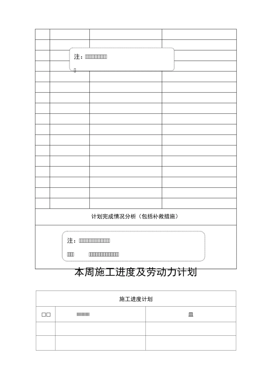 施工单位周报_第2页