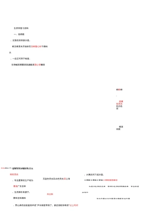 生药学复习资料汇总