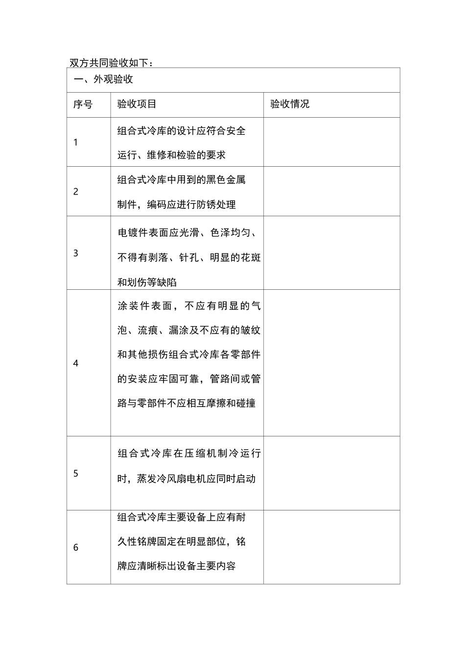 冷库验收报告单_第3页