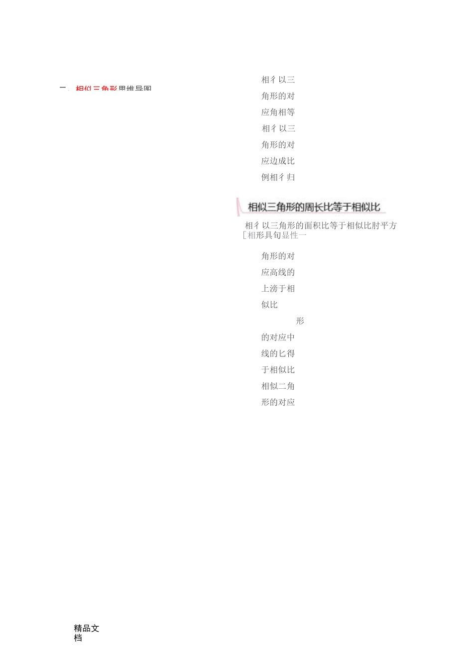 人教版初中数学思维导图._第3页