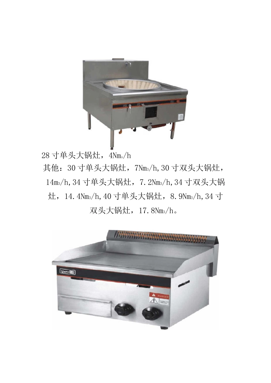 商业天然气灶具用气量_第2页