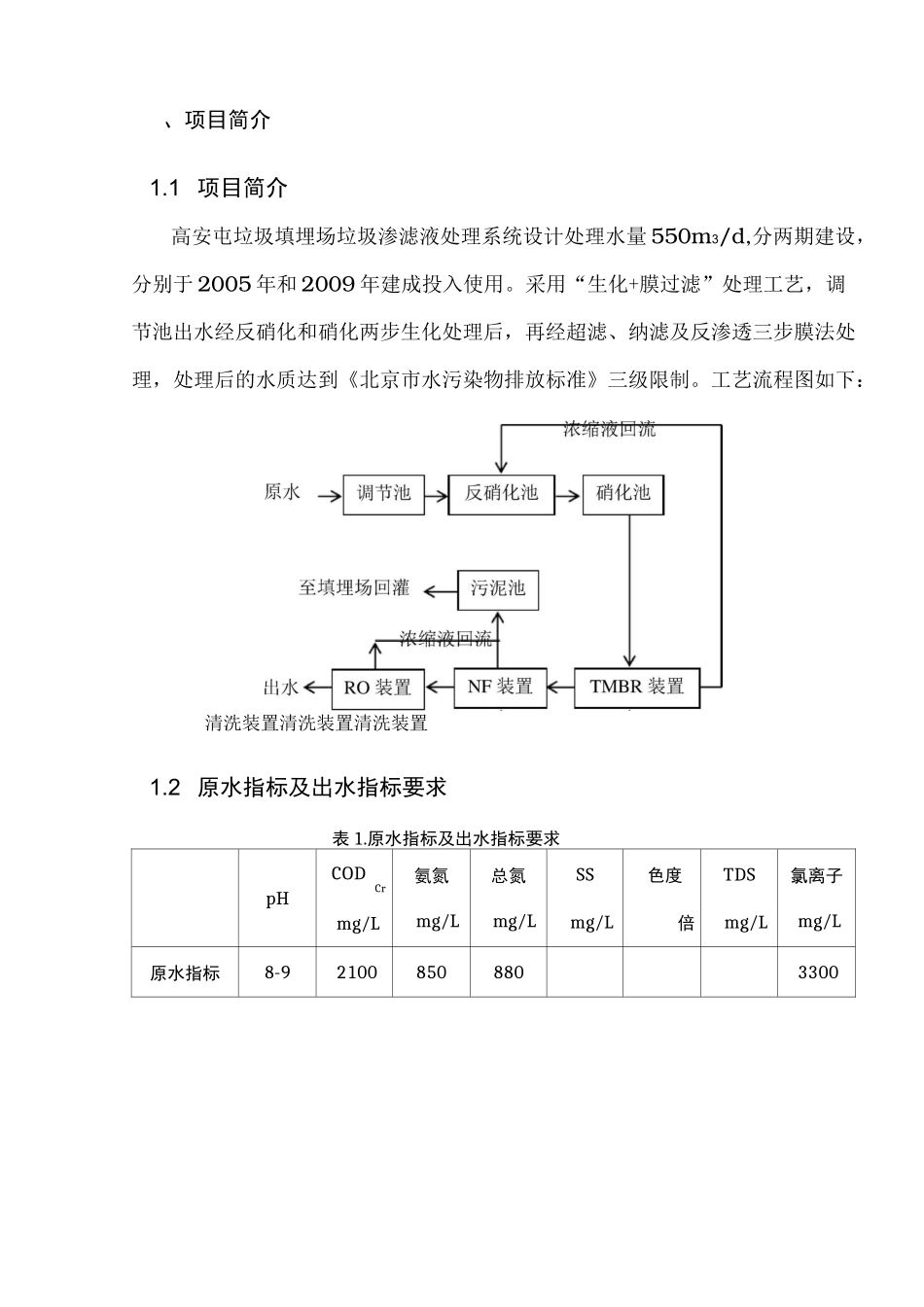 垃圾填埋场垃圾渗滤液处理系统整改方案定稿_第2页