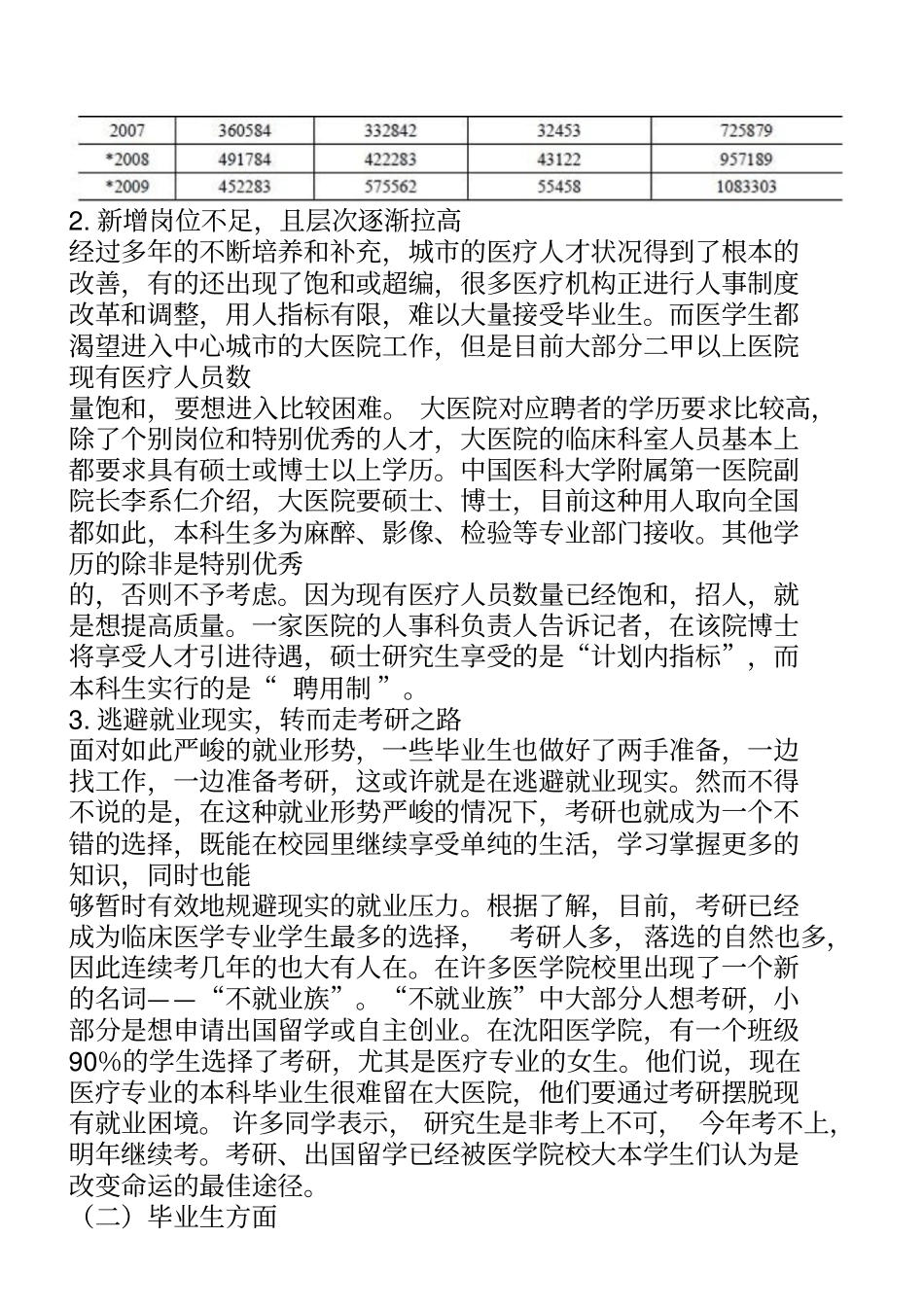 医学生就业形势及对策_第2页