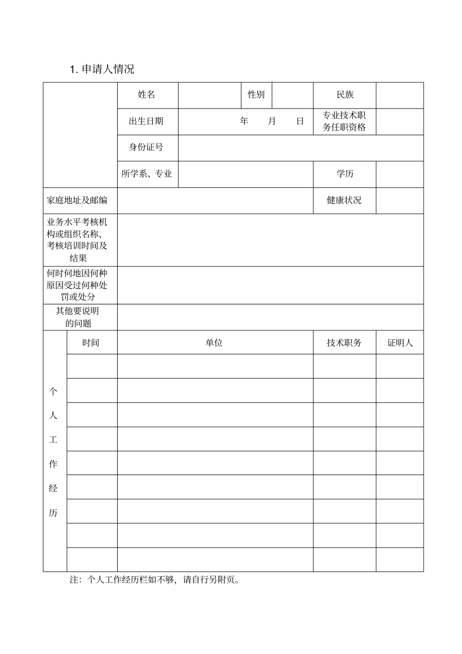 医师执业、变更执业、多机构备案申请审核表_第3页