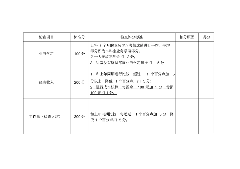 医技科室考核标准精_第2页