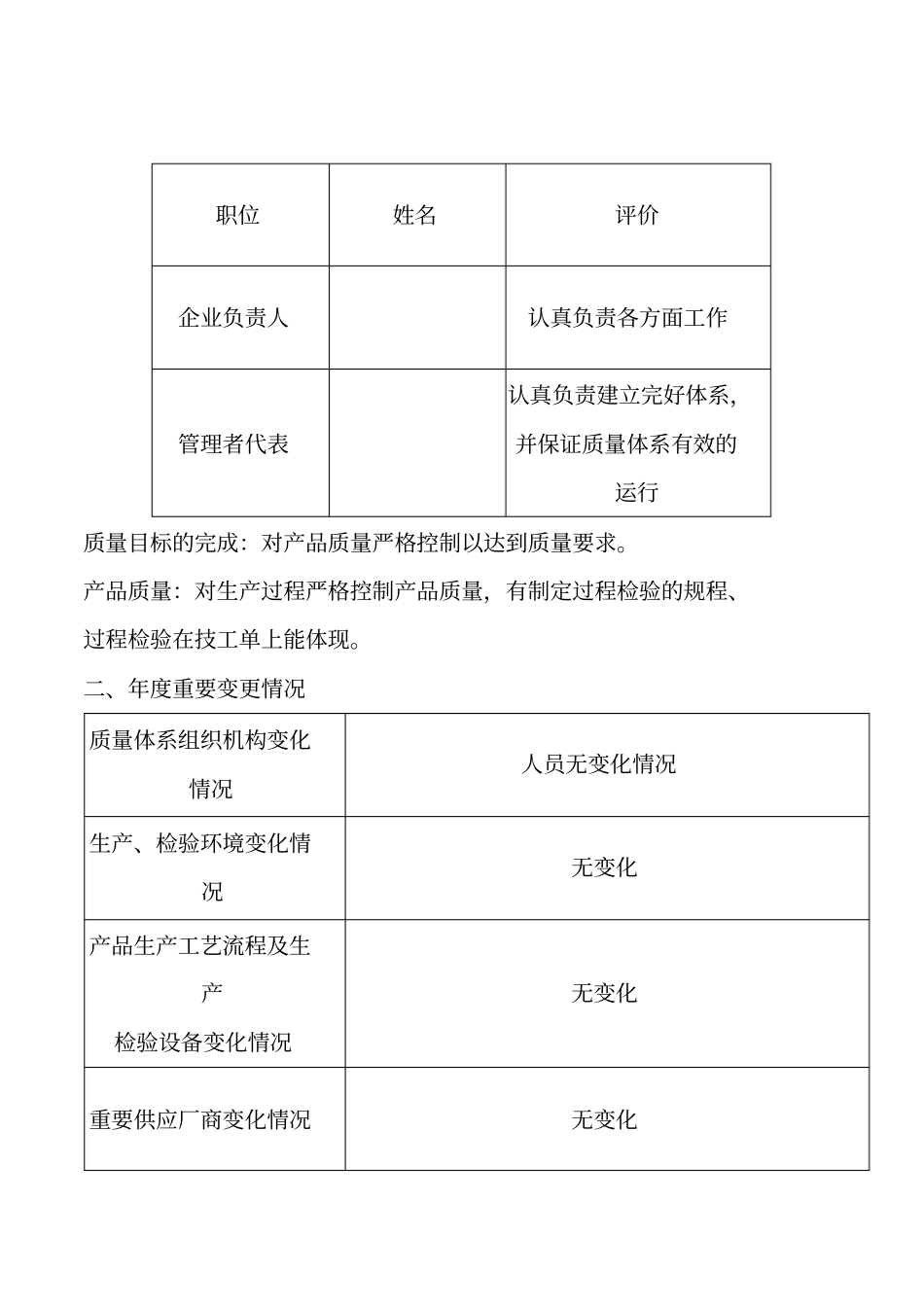 医疗器械生产企业质量管理体系年自查报告定制式义齿_第2页