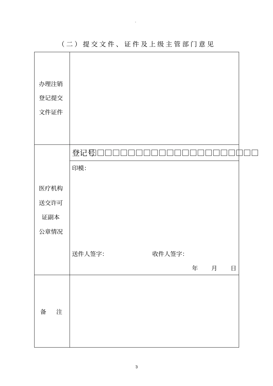 医疗机构注销申请书_第3页