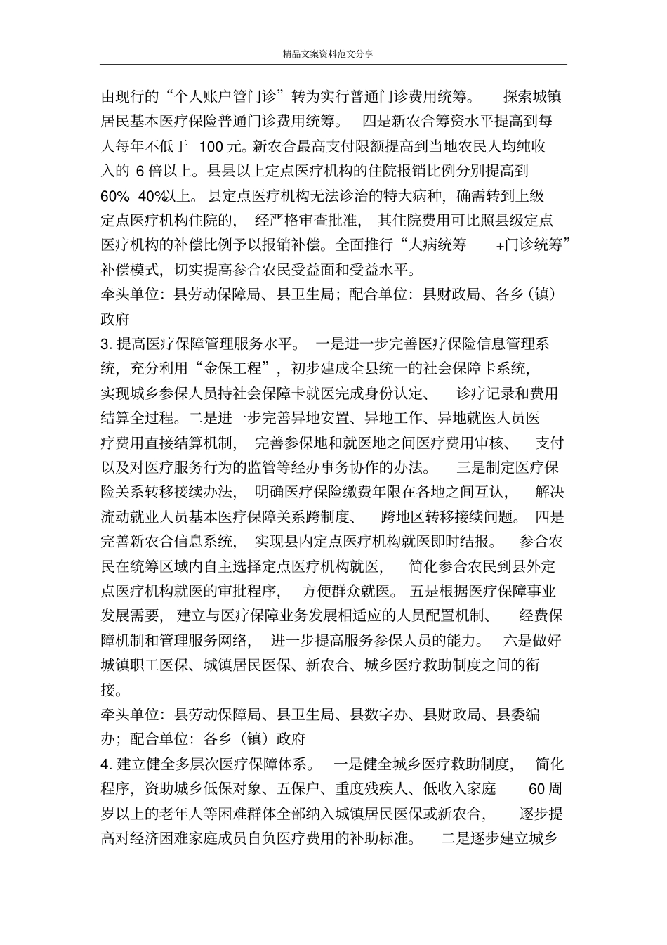 医药体制改善工作方案-精品文案范文_第2页