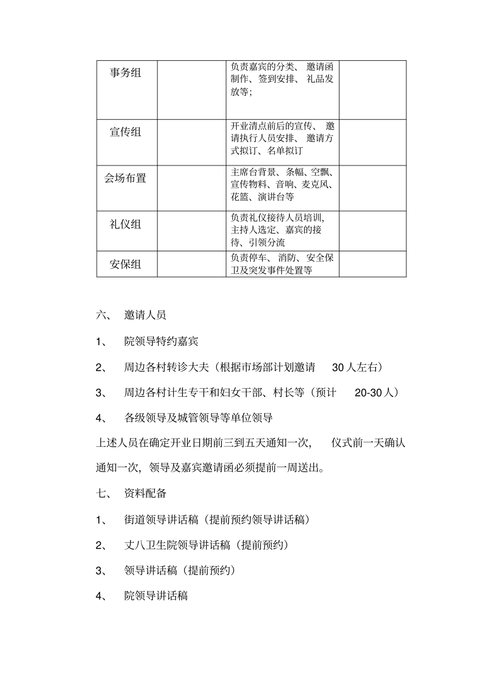 医院周年庆典活动计划书_第2页