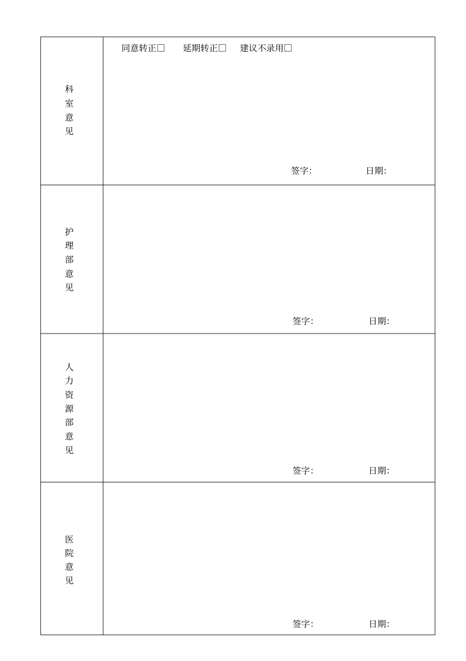 医院护士转正考核表_第2页