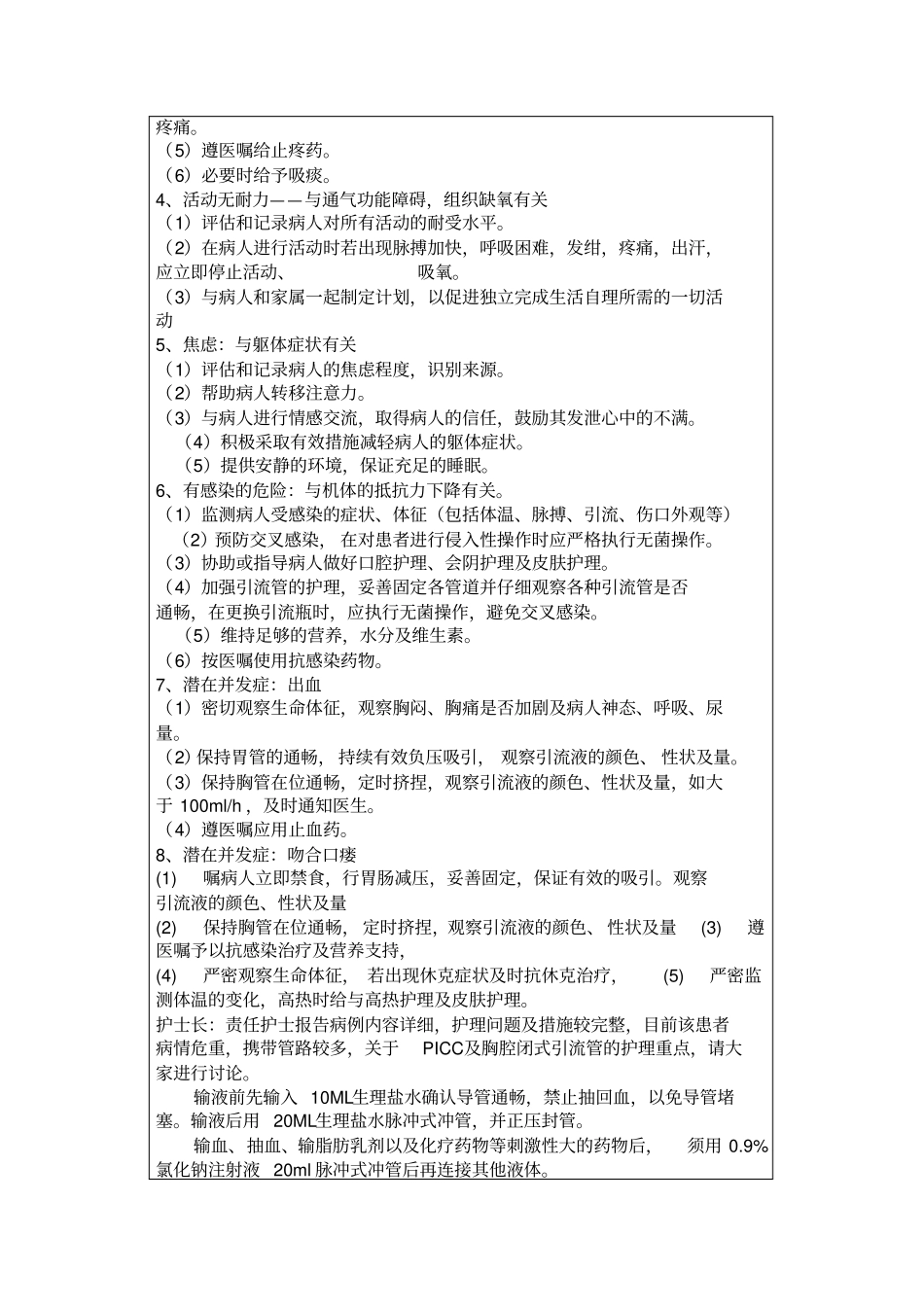 医院护理疑难病历讨论记录汇总_第2页