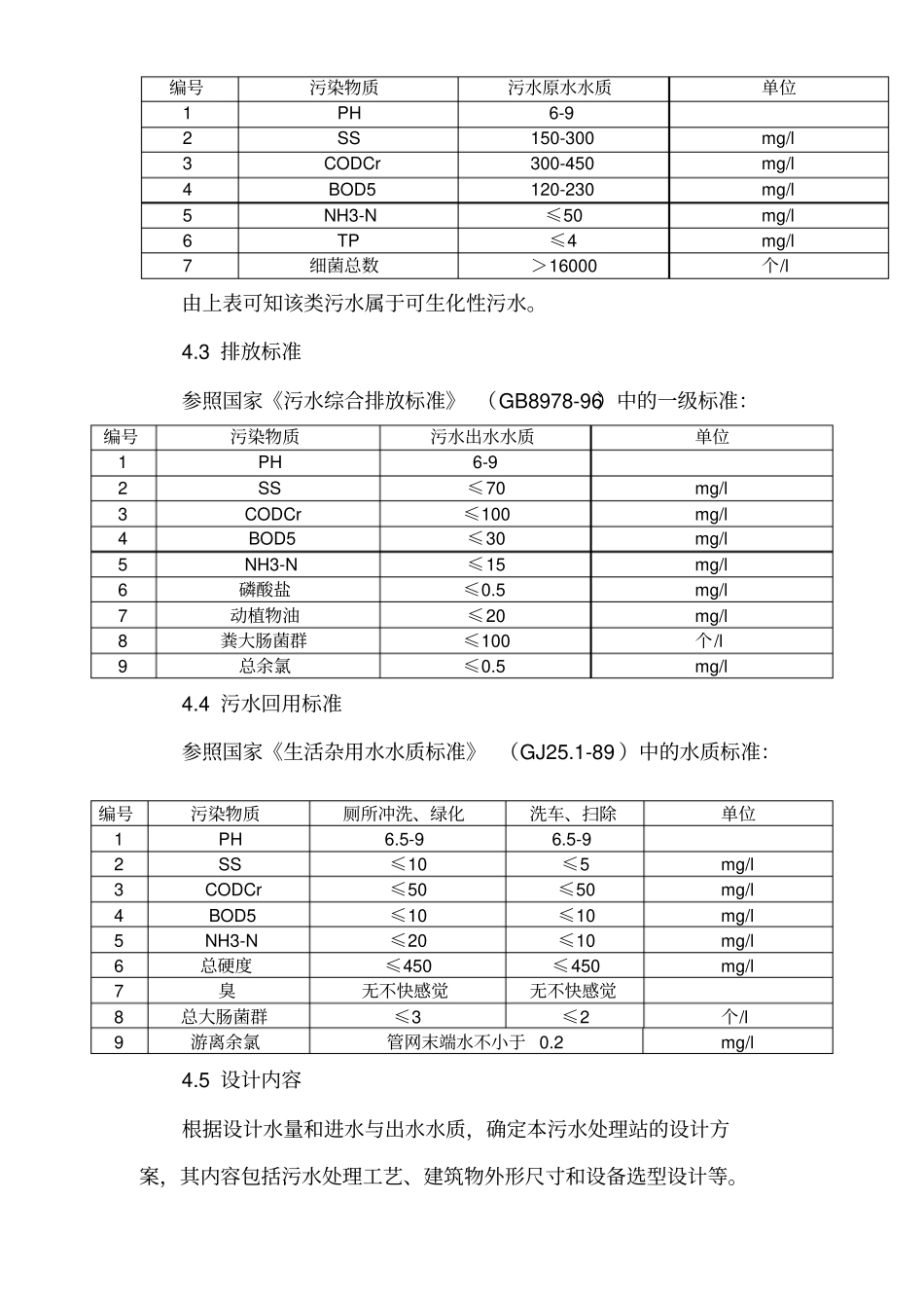 医院污水处理设计施工方案_第3页
