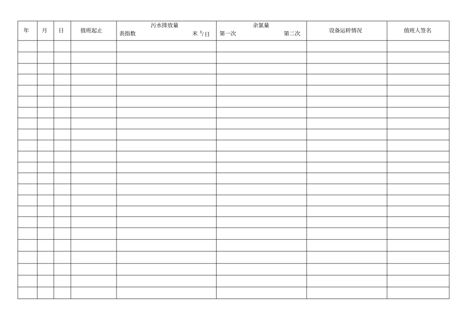 医院污水处理站运行记录_第2页