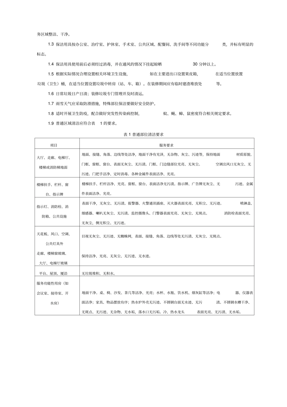 医院物业服务质量标准_第2页