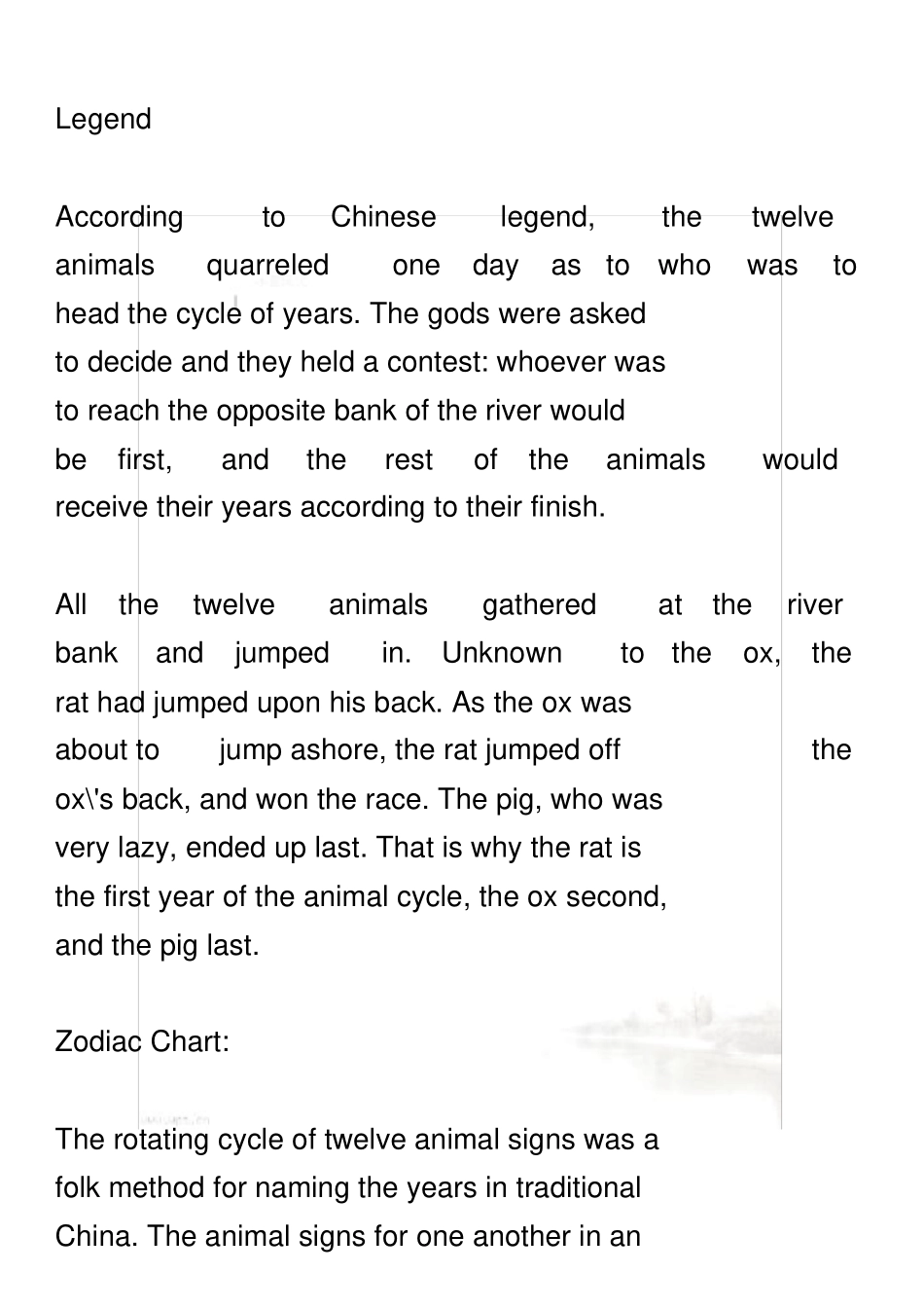 十二生肖故事-英文_第2页