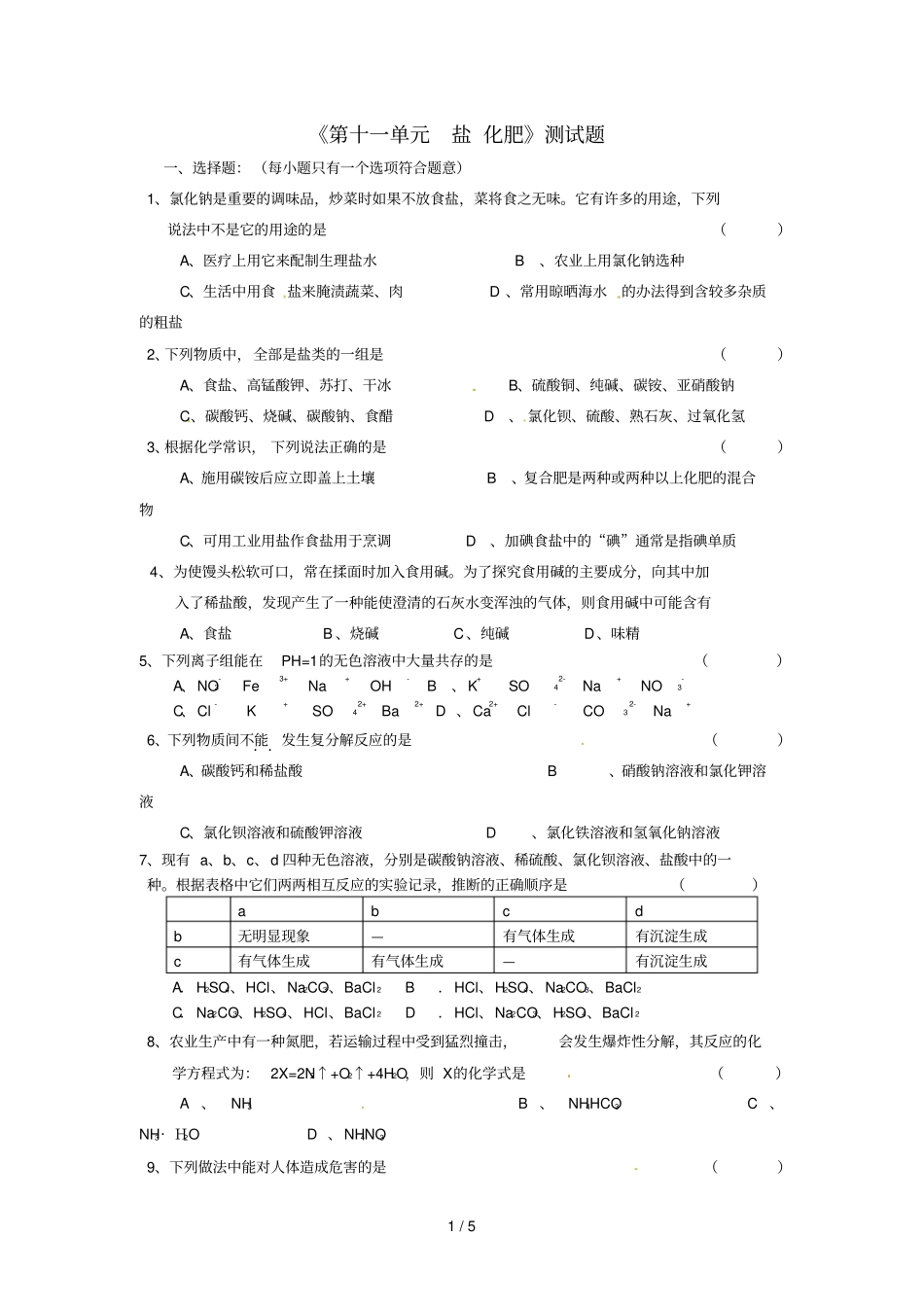 十盐化肥测试_第1页