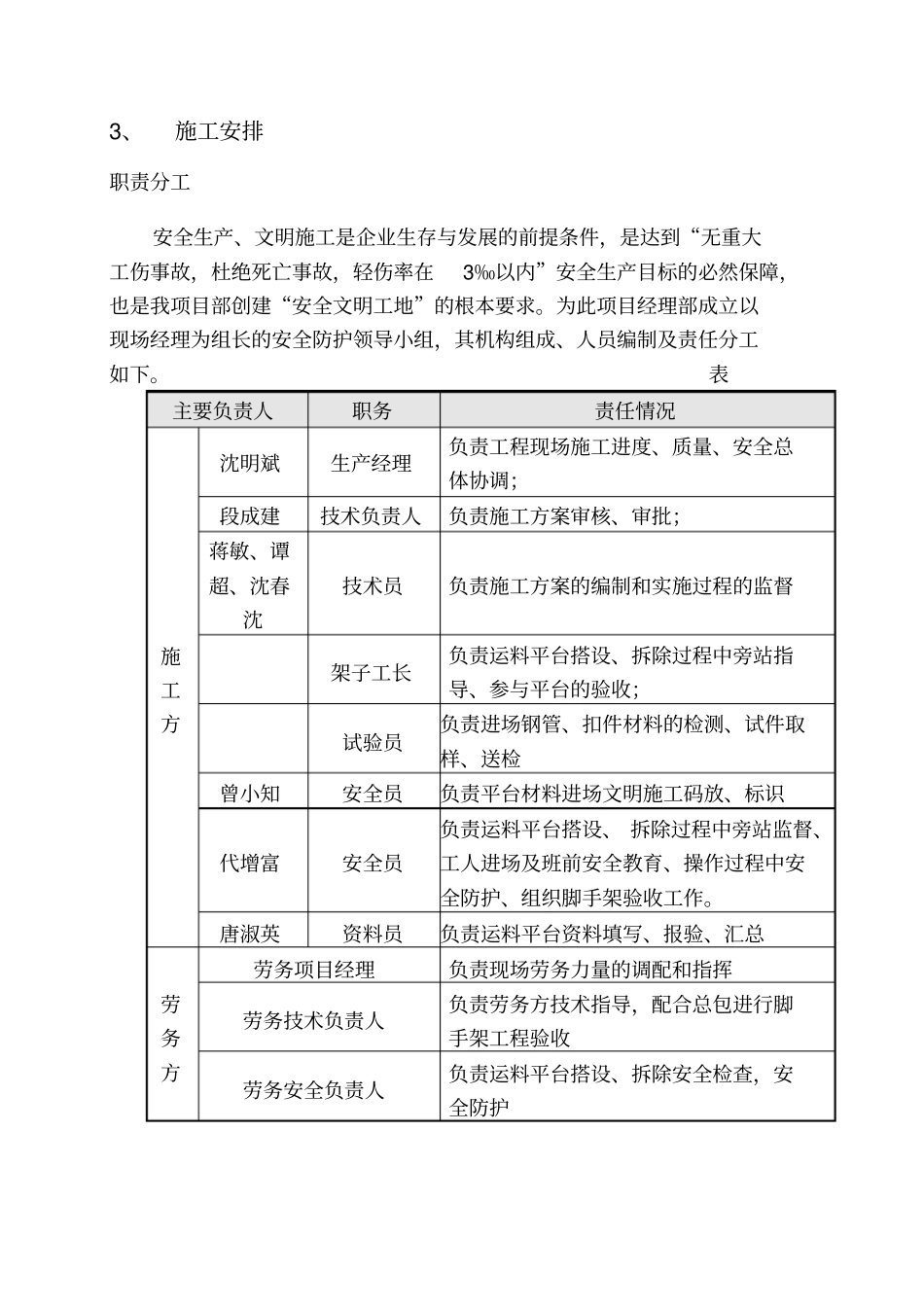 升降机卸料平台及防护门方案_第2页