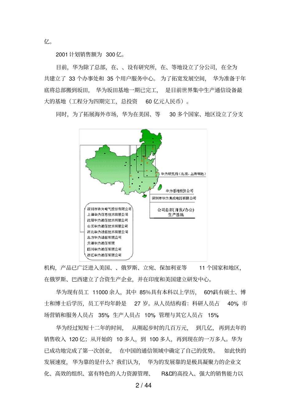 华为公司组织管理与企业文化_第2页