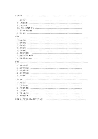 华美大厦策划方案