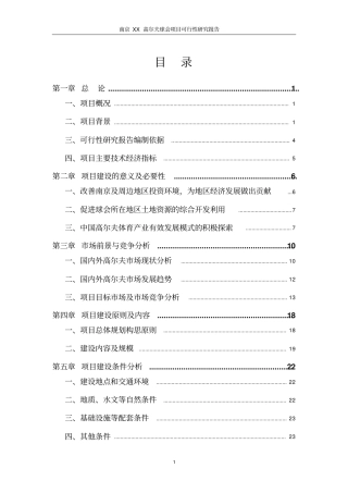 南京x高尔夫球会项目可行性研究报告