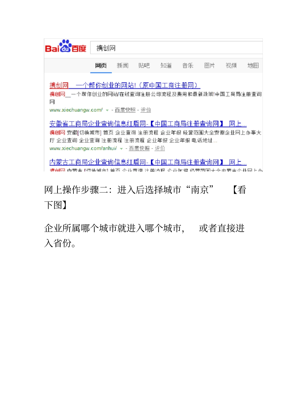 南京工商年检网上申报系统操作流程最新版_第3页